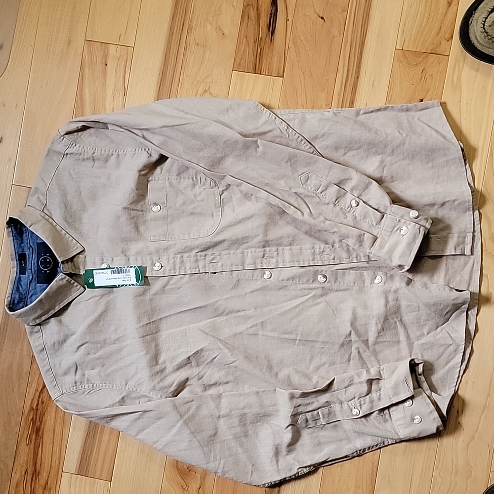 Even tide linen cotton shirt small